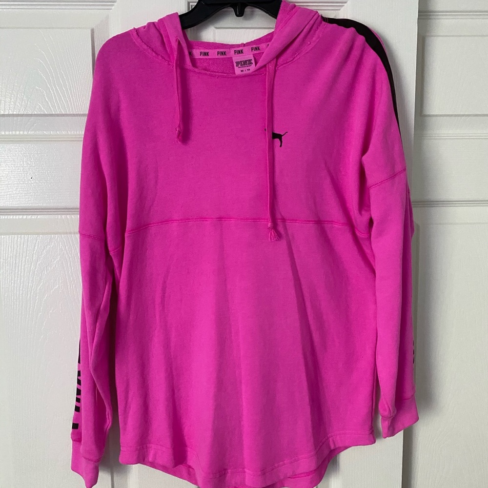 VS PINK varsity pullover hoodie